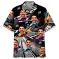 Funny F1 Racing Car Race Track Custom Photo Hawaiian Shirt