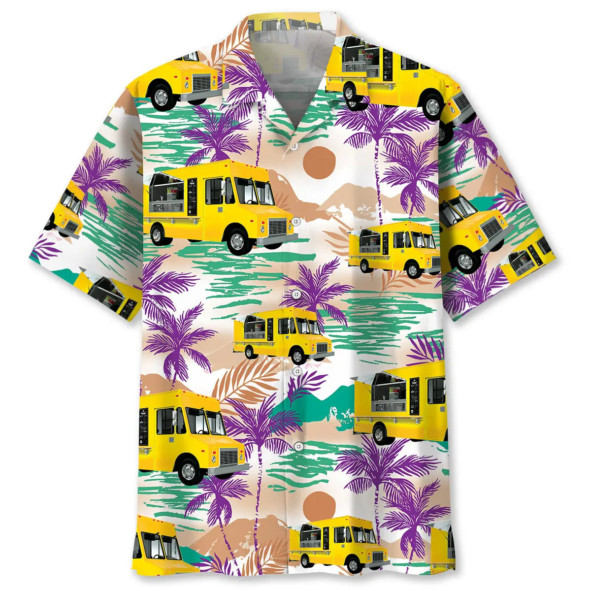 Hawaiian Shirt / Adults / S Funny Food Truck Hawaiian Shirt