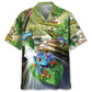 Hawaiian Shirt / Adults / S Funny Frog Hawaiian Shirt