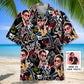 Hawaiian Shirt / Adults / S Funny Guitar Rock Custom Photo Hawaiian Shirt