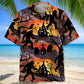 Funny Halloween Sasquatch Bigfoot Hawaiian Shirt