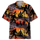 Hawaiian Shirt / Adults / S Funny Halloween Sasquatch Bigfoot Hawaiian Shirt