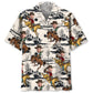 Funny Horse Rodeo Custom Photo Hawaiian Shirt