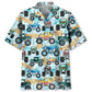 Hawaiian Shirt / Adults / S Funny Monster Truck Car Fire Hawaiian Shirt