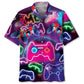 Hawaiian Shirt / Adults / S Funny Neon Video Game Hawaiian Shirt