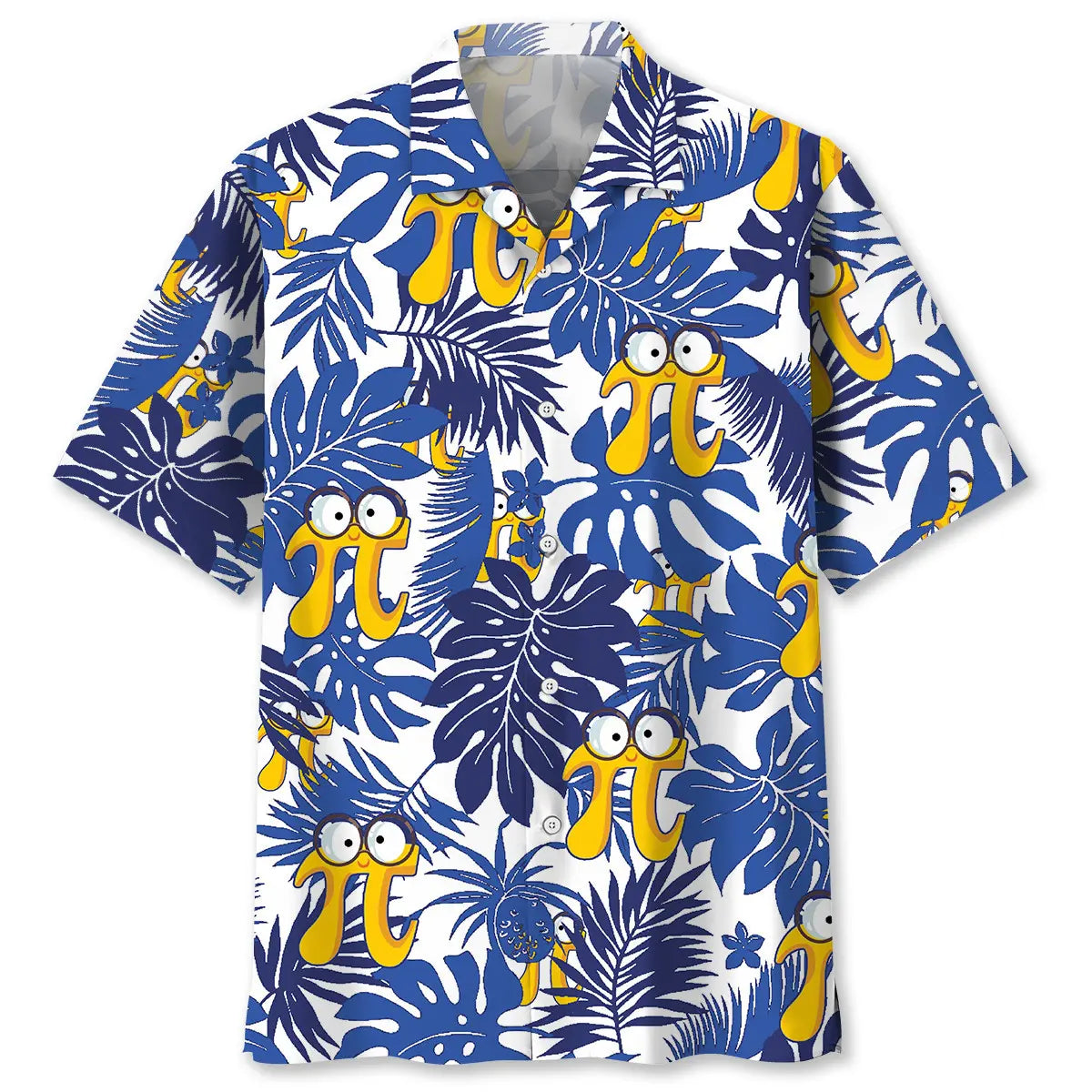 Hawaiian Shirt / Adults / S Funny Number Pi Hawaiian Shirt