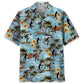 Hawaiian Shirt / Adults / S Funny Palm Tree And Disc Golf Hawaiian Shirt