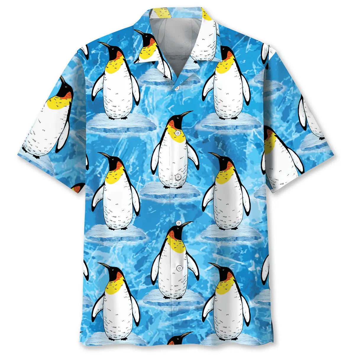 Hawaiian Shirt / Adults / S Funny Penguin Hawaiian Shirt