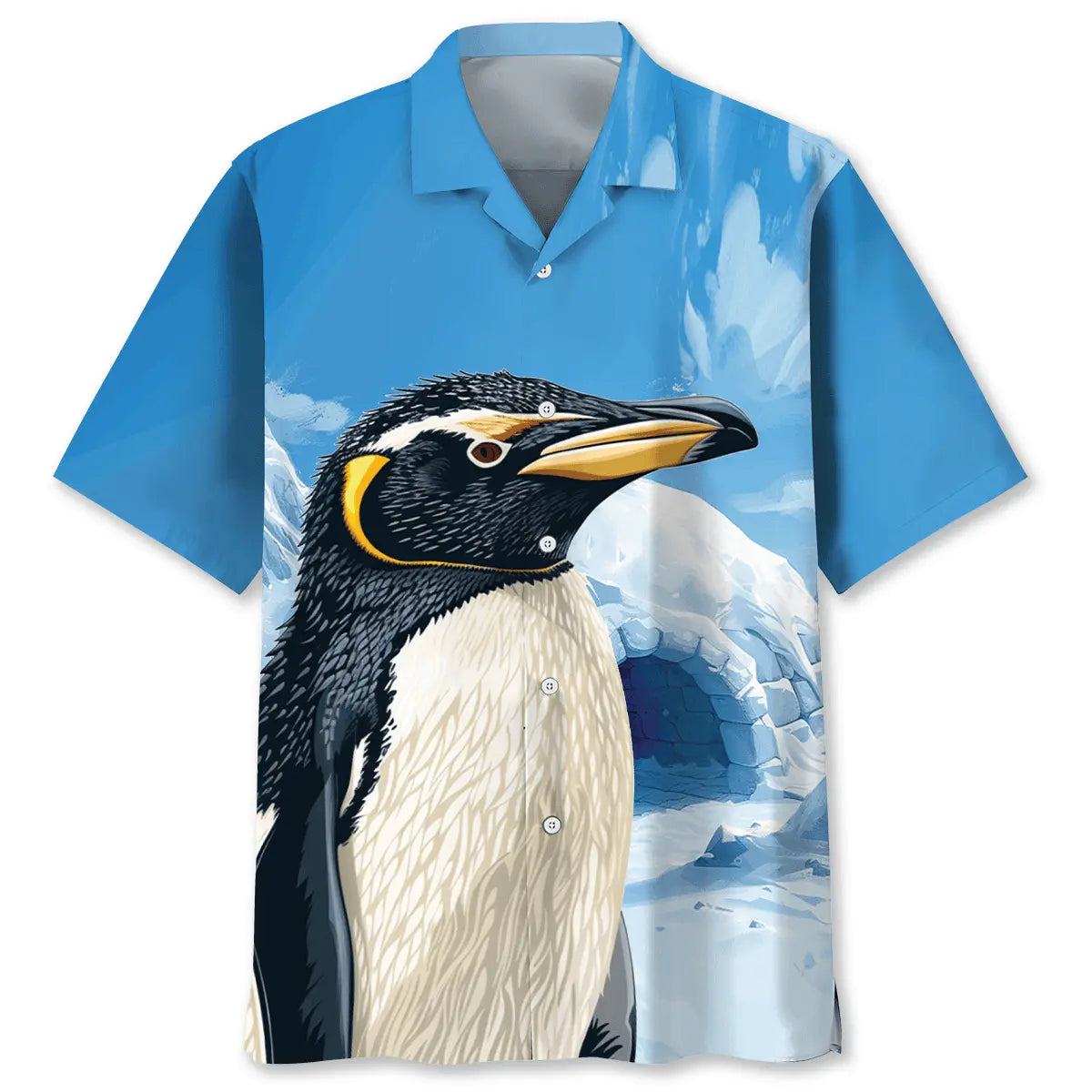 Hawaiian Shirt / Adults / S Funny Penguin North Pole Hawaiian Shirt