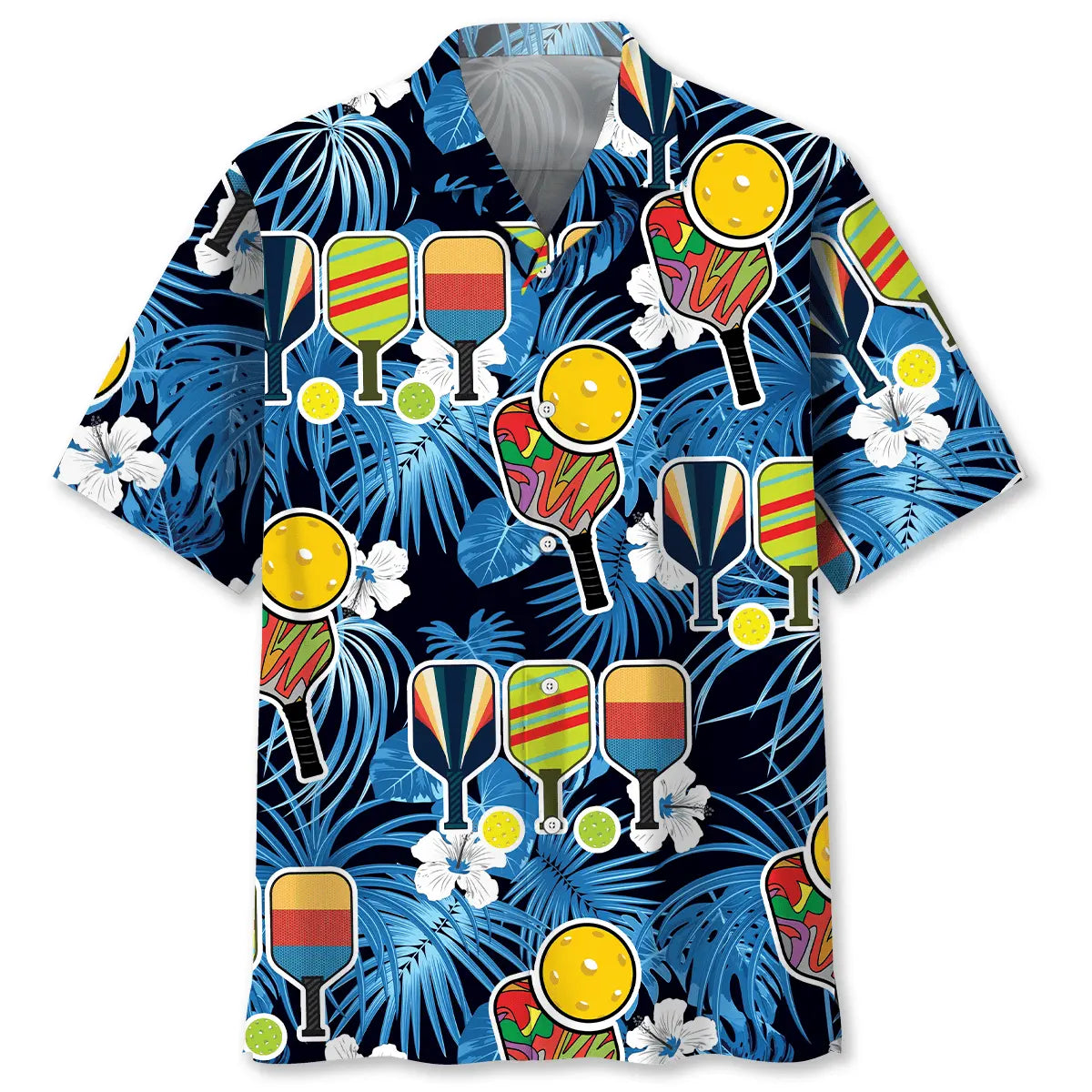 Hawaiian Shirt / Adults / S Funny Pickleball Paddles Hawaiian Shirt