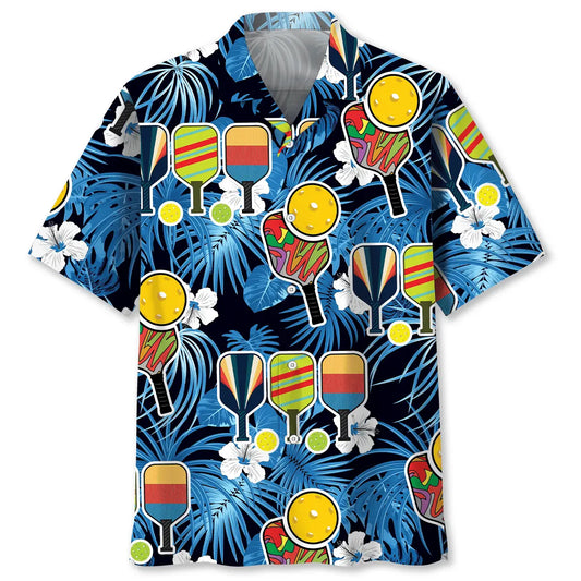 Hawaiian Shirt / Adults / S Funny Pickleball Paddles Hawaiian Shirt
