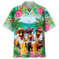 Hawaiian Shirt / Adults / S Funny Rooster Hawaiian Shirt