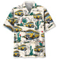 Hawaiian Shirt / Adults / S Funny School Bus Desert Hawaiian Shirt