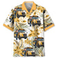 Funny School Bus Driver Custom Photo Hawaiian Shirt