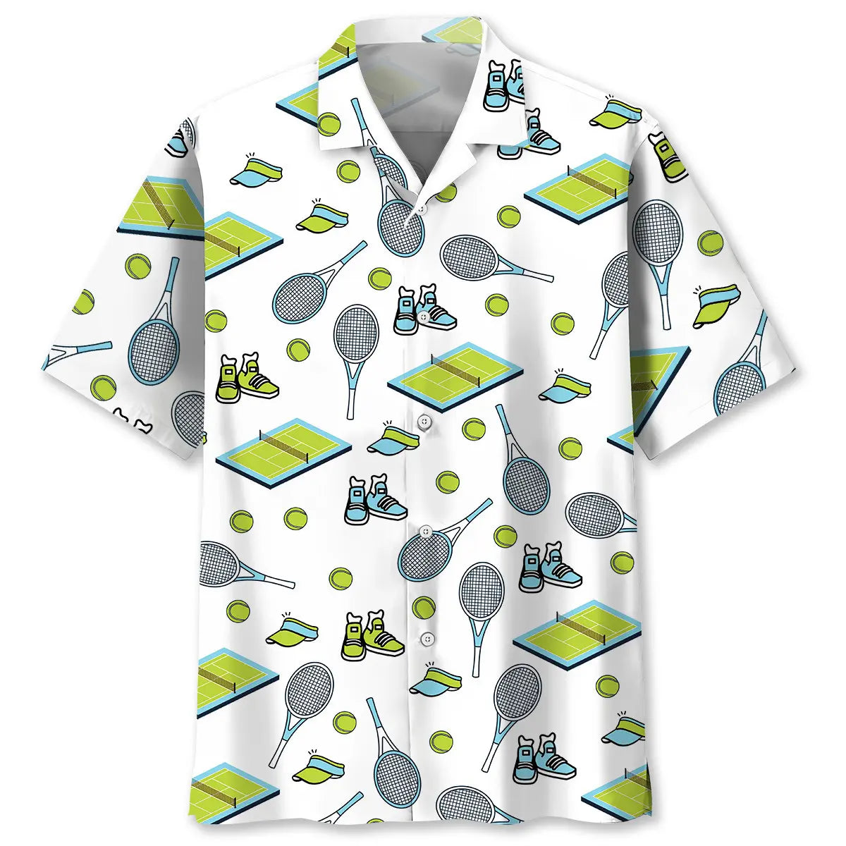 Hawaiian Shirt / Adults / S Funny Tennis Hawaiian Shirt