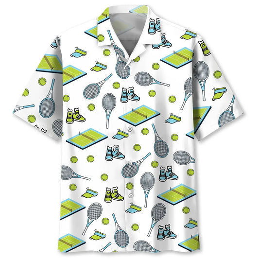 Hawaiian Shirt / Adults / S Funny Tennis Hawaiian Shirt