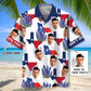 Hawaiian Shirt / Adults / S Funny Texas Custom Name Custom Photo Hawaiian Shirt