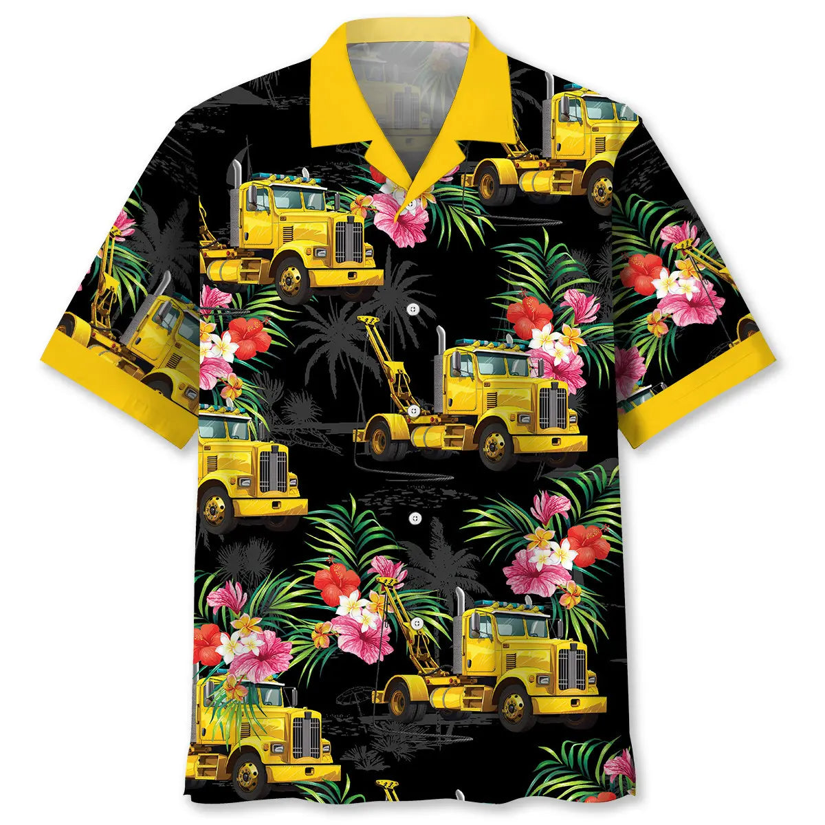 Hawaiian Shirt / Adults / S Funny Tow Truck Tropical Hawaiian Shirt