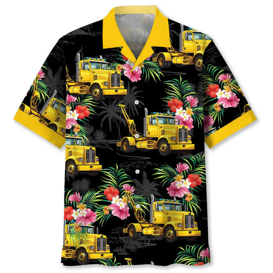 Hawaiian Shirt / Adults / S Funny Tow Truck Tropical Hawaiian Shirt