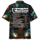 Hawaiian Shirt / Adults / S Funny Welder Nutrition Hawaiian Shirt