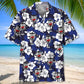 Funny Wine Glass Disc Golf Hawaiian Shirt