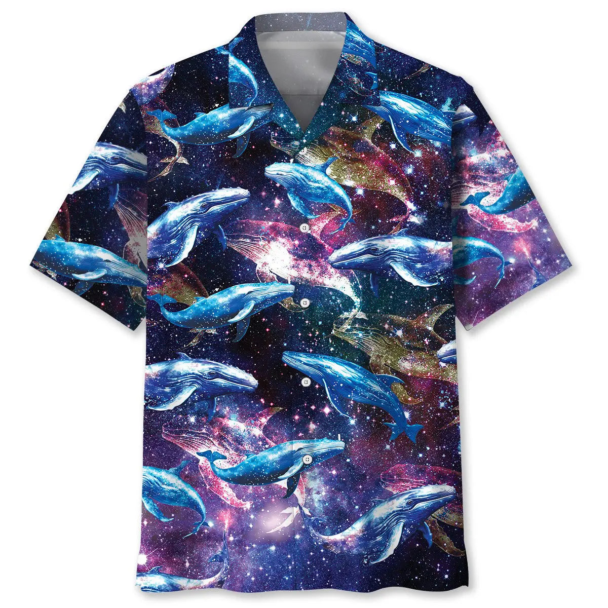 Hawaiian Shirt / Adults / S Galaxy Whale Hawaiian Shirt