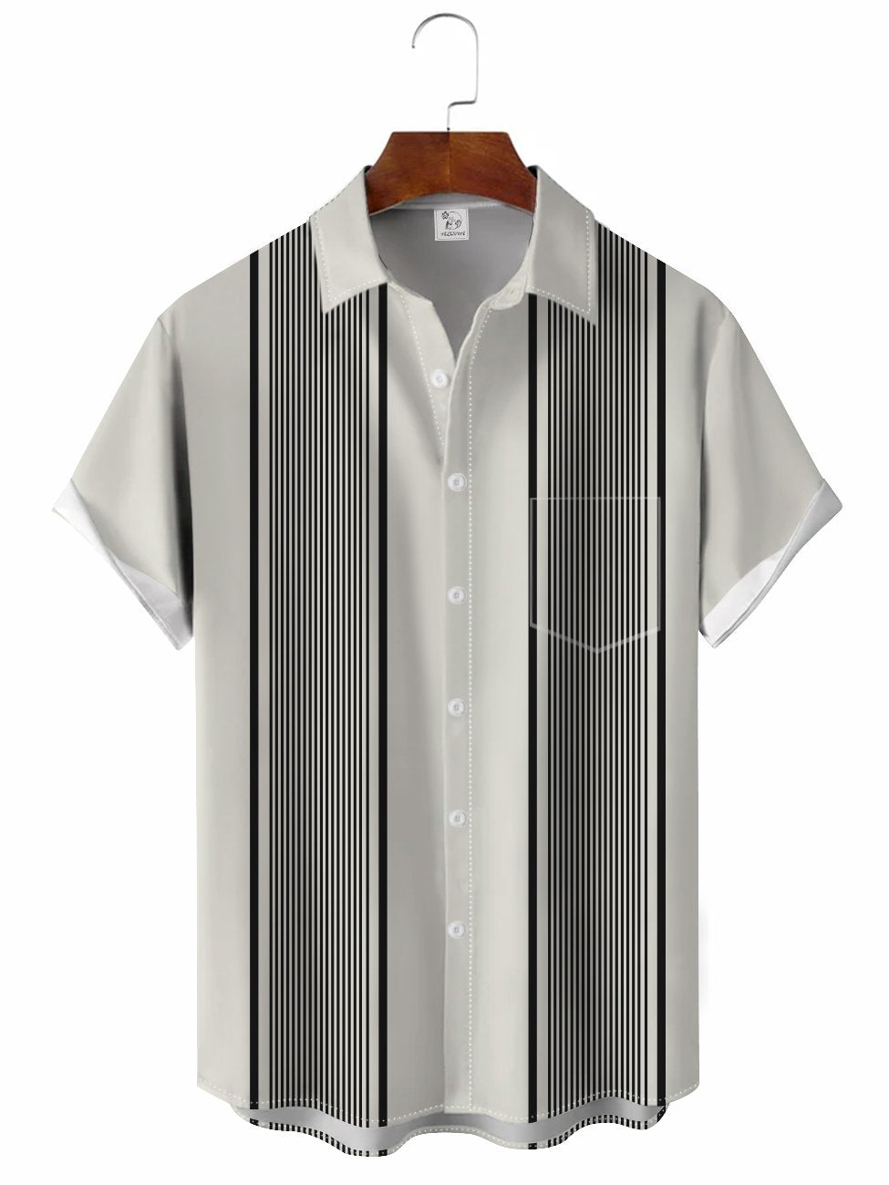 Hawaiian Shirt / Adults / S Geometric Classic Bowling Hawaiian Shirt