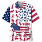 Hawaiian Shirt / Adults / S German Shepherd Usa Flag Hawaiian Shirt