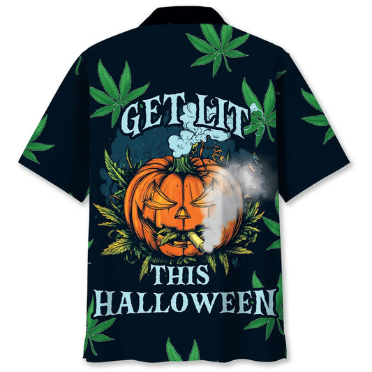 Hawaiian Shirt / Adults / S Get Lit This Halloween Hawaiian Shirt