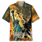 Hawaiian Shirt / Adults / S God Bless America Hawaiian Shirt