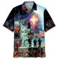Hawaiian Shirt / Adults / S God Bless America Veteran Hawaiian Shirt