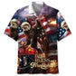 Hawaiian Shirt / Adults / S God Bless Our Firefighter Hawaiian Shirt