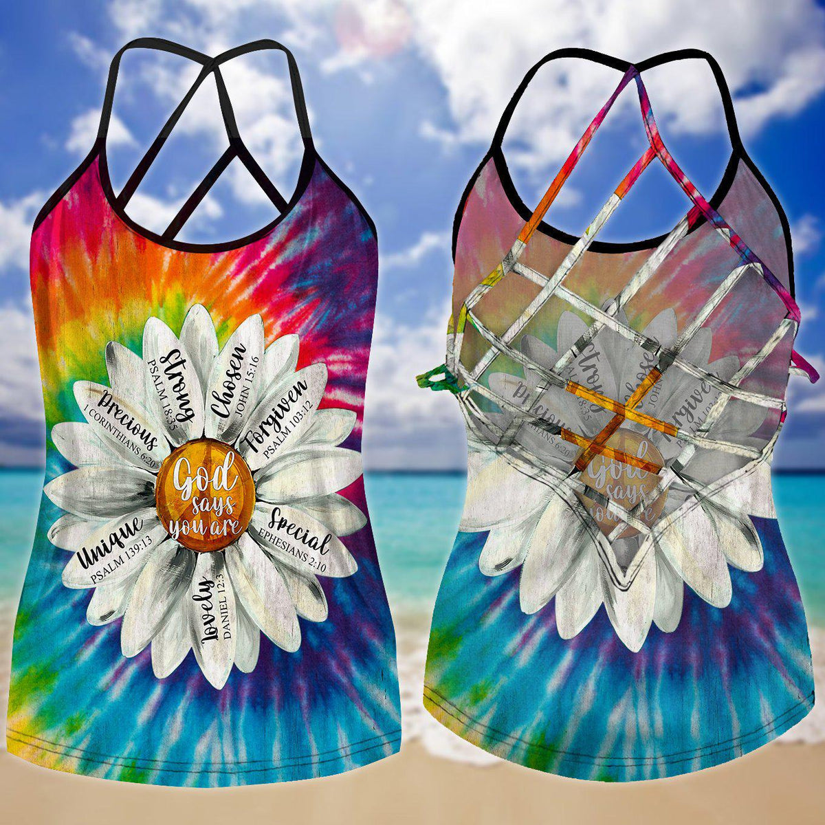God Says You Are Strong Limited Edition – Hollow Tank Top