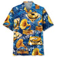 Hawaiian Shirt / Adults / S Gold Vinyl Record Hawaiian Shirt