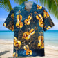 Golden Violin Hawaiian Shirt