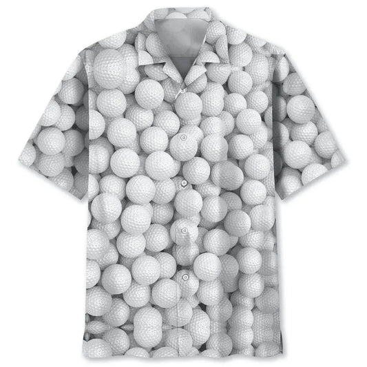 Hawaiian Shirt / Adults / S Golf Ball Hawaiian Shirt