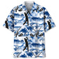 Hawaiian Shirt / Adults / S Golf Blue Nature Hawaiian Shirt