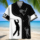 Golf Mesh Pattern Hawaiian Shirt