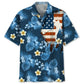 Hawaiian Shirt / Adults / S Golf Usa Blue Tropical Hawaiian Shirt