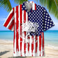 Golf Usa Flag Hawaiian Shirt