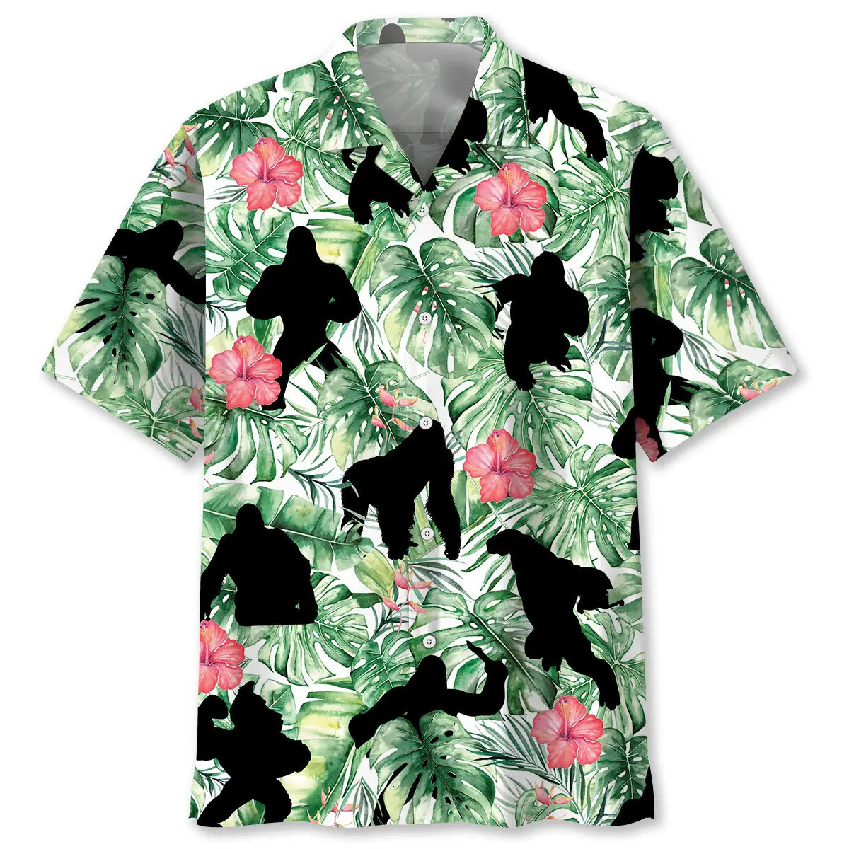 Hawaiian Shirt / Adults / S Gorillas Hawaiian Shirt