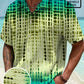 Hawaiian Shirt / Adults / S Gradient Geometric Dot Men's Button Button Casual Hawaiian Shirt