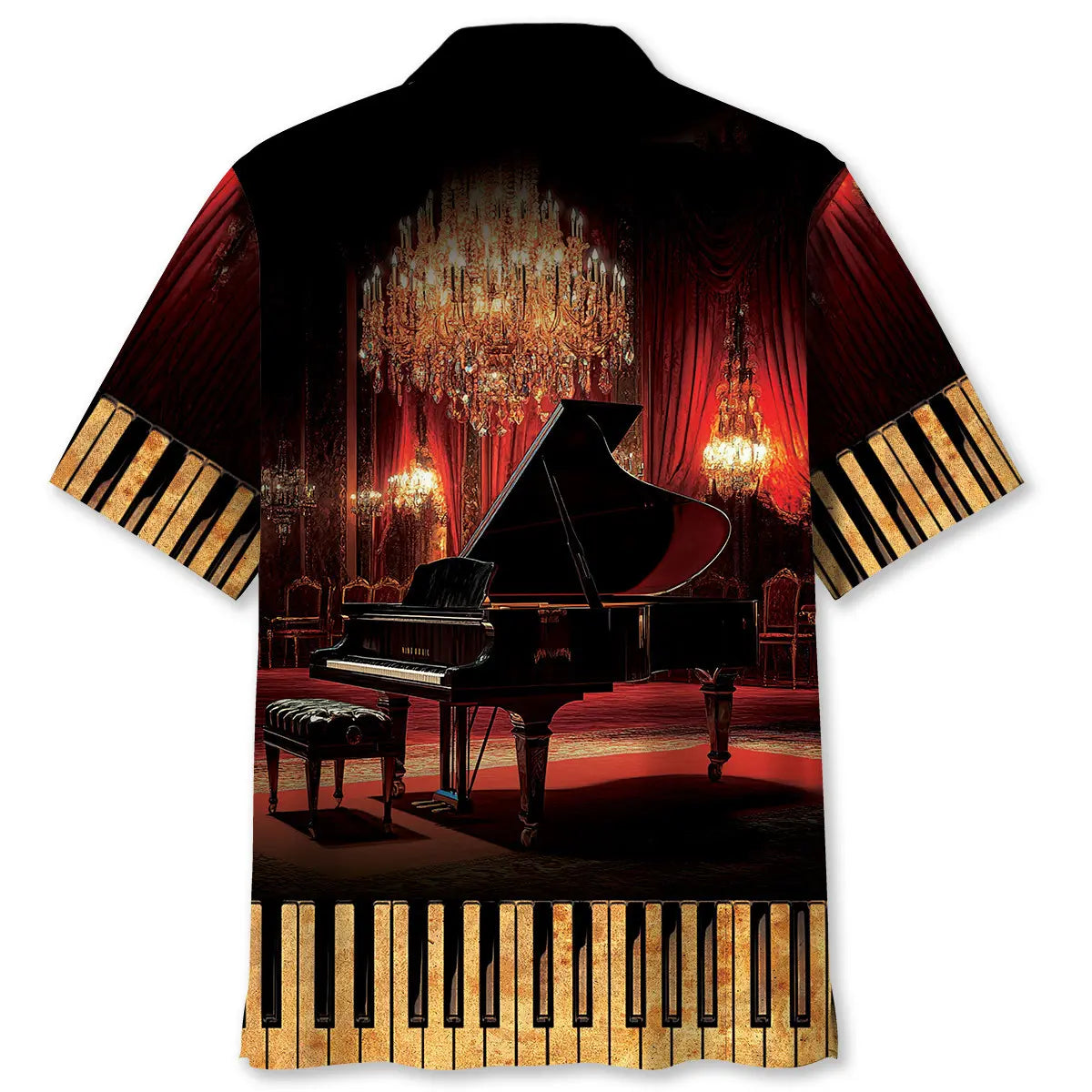Grand Piano Ballroom Hawaiian Shirt