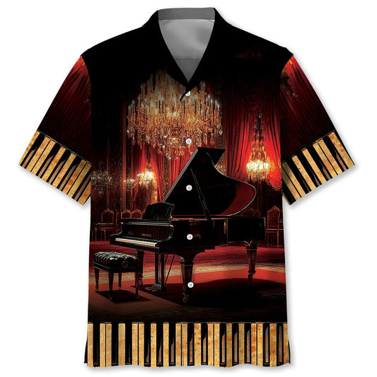 Hawaiian Shirt / Adults / S Grand Piano Ballroom Hawaiian Shirt