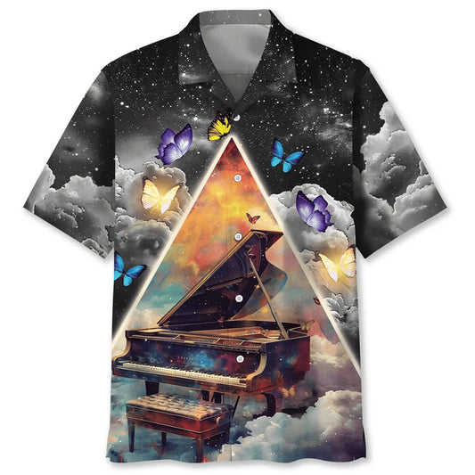 Hawaiian Shirt / Adults / S Grand Piano Magical Hawaiian Shirt