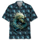 Hawaiian Shirt / Adults / S Green Leaves Chinese Dragon Hawaiian Shirt