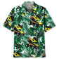 Hawaiian Shirt / Adults / S Green Tropical Sprint Car Racing Hawaiian Shirt