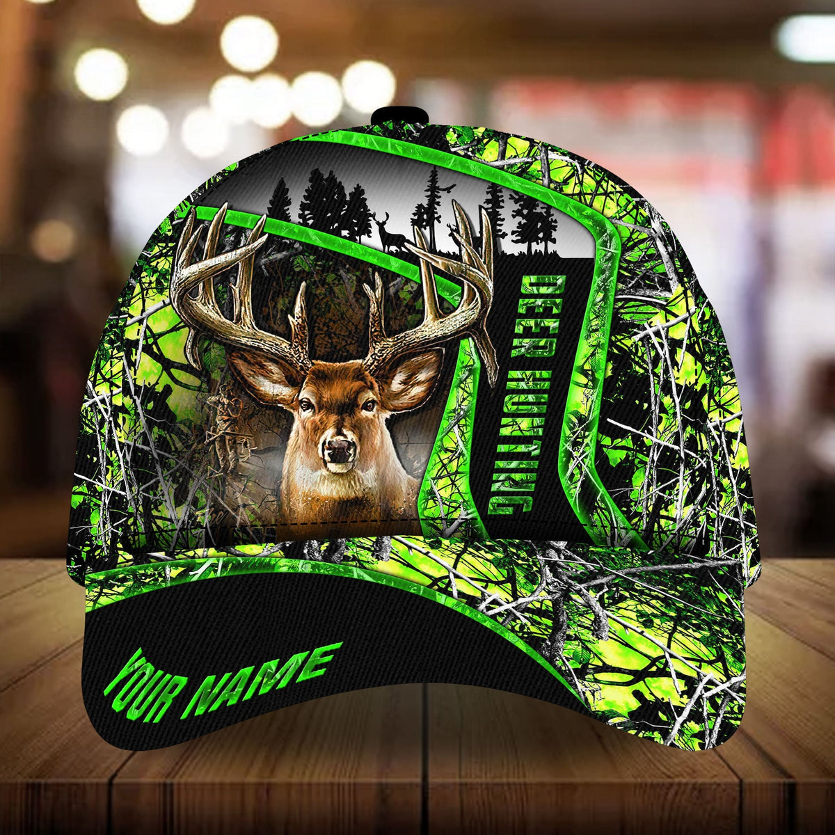 Special Deer Hunting Pattern Personalized – Classic Cap