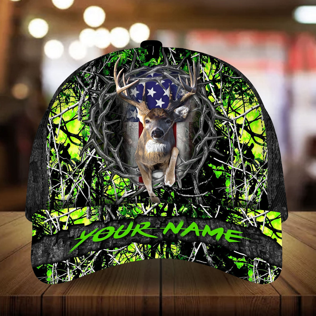 Awesome USA Deer Hunting Personalized – Classic Cap