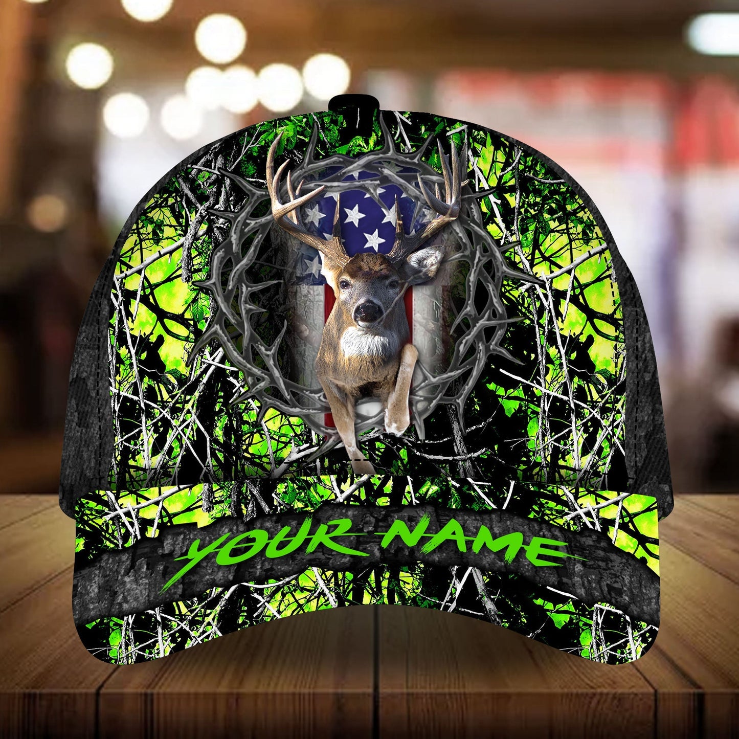 Awesome USA Deer Hunting Personalized – Classic Cap